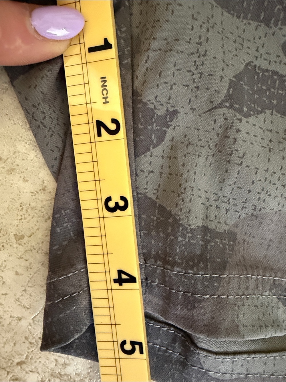 Prana Women's Dark Gray Camo Cargo Shorts - Picture 8 of 8